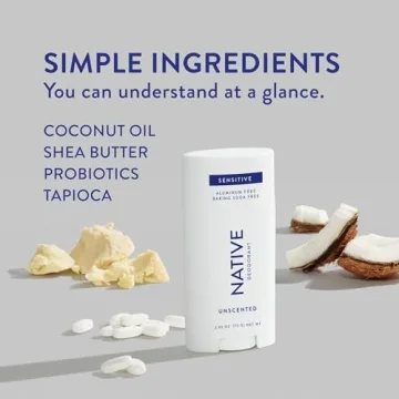 Native Sensitive Deodorant for Odor Control and Skin Care