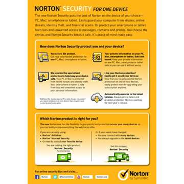 Norton Security for One Device (Old Version) [Online Code]