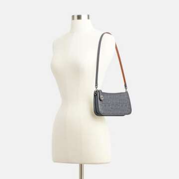 Stylish COACH Signature Penn Shoulder Bag in Blue