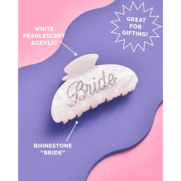 Bridal Claw Clip - Perfect for Bachelorette or Wedding