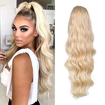 KETHBE Drawstring Ponytail 24 Inch Natural Hair Extensions