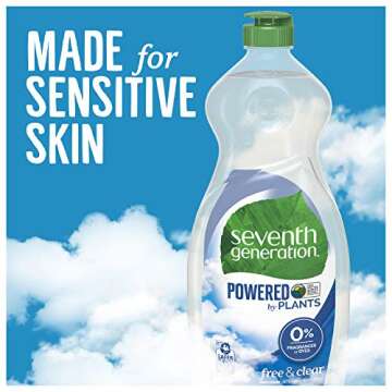 Seventh Generation Dish Liquid Soap - Safe Cleaning Solution