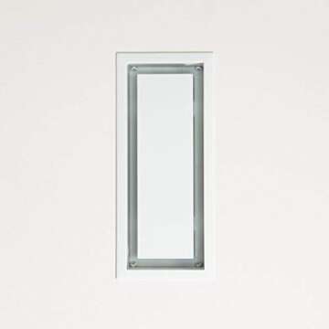 Aria Vent Drywall Lite Frame - Air Register (4x10 Inch), Satin White