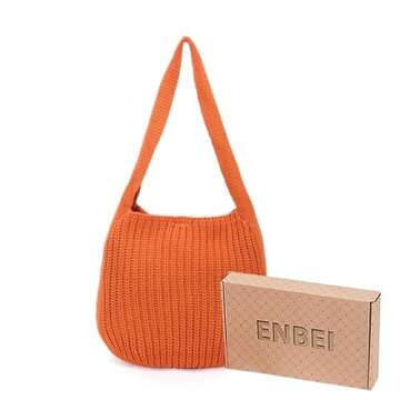 ENBEI Crochet Tote Bag - Stylish & Eco-Friendly
