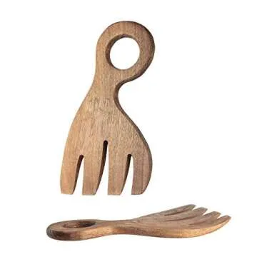 Stylish Bloomingville Acacia Wood Salad Servers for Any Meal