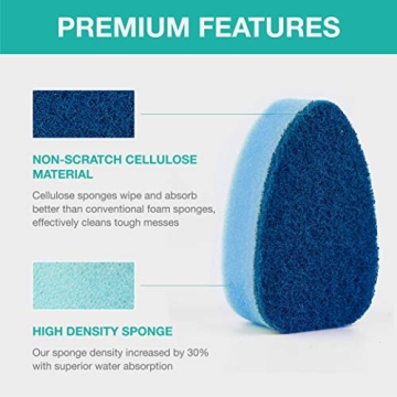 No-Scratch Dishwand with Soap Dispenser and Sponges