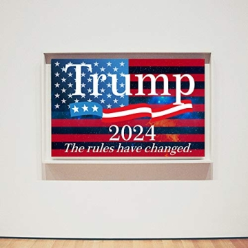 Trump Flag 2024 Rules Have Changed Durable 3x5 FT Flag