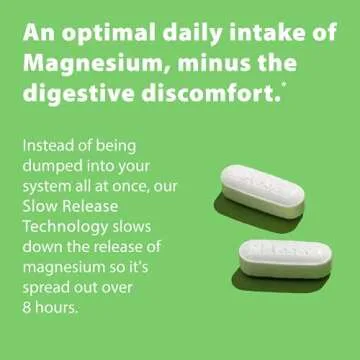 Jigsaw Health MagSRT (B-Free) | Premium, Organic, Slow Release Magnesium Supplement | Active, Bioavailable Magnesium Malate Tablets | 240 Tablets | 60 Servings