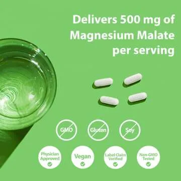 Jigsaw Health MagSRT (B-Free) | Premium, Organic, Slow Release Magnesium Supplement | Active, Bioavailable Magnesium Malate Tablets | 240 Tablets | 60 Servings