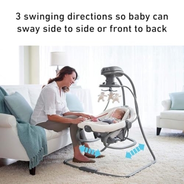 Comfy Graco DuetSoothe Swing and Rocker for Infants