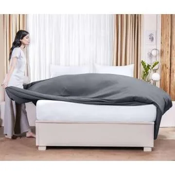 Utopia Bedding Flat Sheets 6 Pack King Size Grey Soft