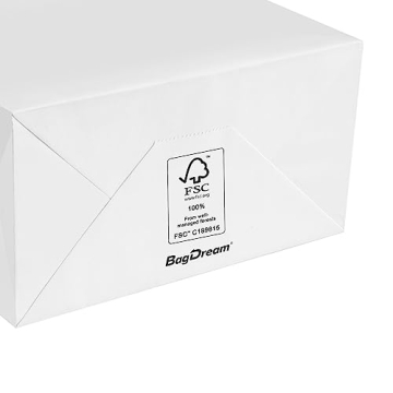 BagDream Paw Print Gift Bags - Eco-Friendly 25 Pcs