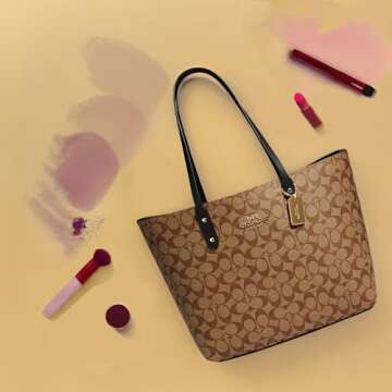 Stylish COACH Town Tote Bag - Spacious and Elegant