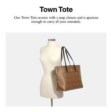 Stylish COACH Town Tote Bag - Spacious and Elegant
