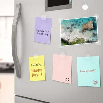 aiyawen 600PCS Double Sided Glue Dots,Upgraded Removable Adhesive Dots with Tiny Handle, Sticky Mounting Tape for Poster Picture Wall Hanging/Birthday Decoration/Art Craft 0.79"