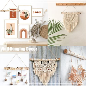 BYHER 15-Inch White Birch Logs for Unique Home Decor