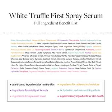 d'alba Piedmont [ORIGINAL] d'alba Piedmont White Truffle Mist Spray Serum Super Elasticity Anti-aging Deep Hydration Mist Face Serum for Women Anti Wrinkle Italian Spray Serum
