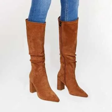 Stylish Ouepiano Women's Knee High Boots for Fall