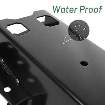 Highwild Platform Brackets Multi-Use 4x4 Compound Angle Brackets for Deer Stand, Hunting Blinds, Observation Decks & Outdoor Platforms - Set of 4 - Black.