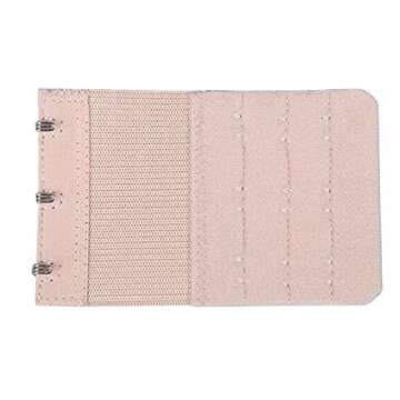KTOBTEL Bra Extender 3 Hooks 3 Rows Elastic Bra Band Hook Strap Extensions for Women, Pack of 4 (Multicolor)