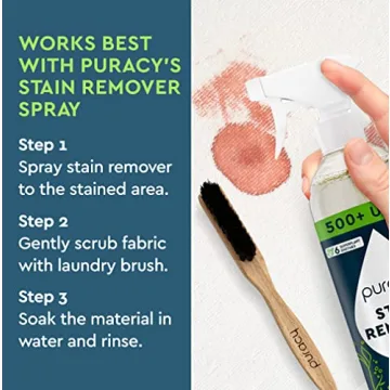 Puracy Stain Remover Brush for Effective Clothing Cleaning