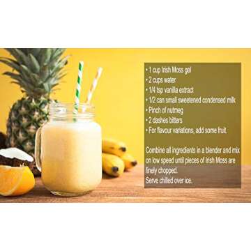 Dried Sea Moss (3 Oz (pack of 2)) - Caribbean Superfood - Wildcrafted Seedstock - Ethically Harvested - Makes 4 Quarts Gel