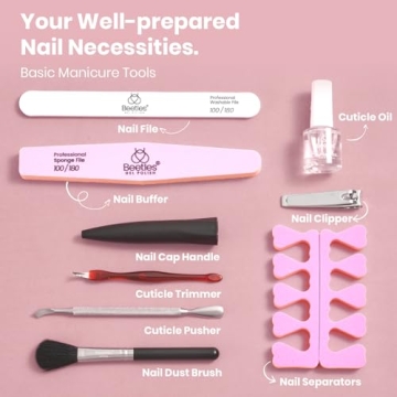 Beetles Gel Nail Polish Kit for Home Manicure