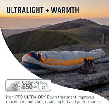 Sea to Summit Spark Ultralight Down Sleeping Bag, 50-Degree, Regular