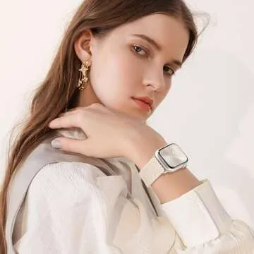 Comfortable Braided Apple Watch Bands with Magnetic Clasp