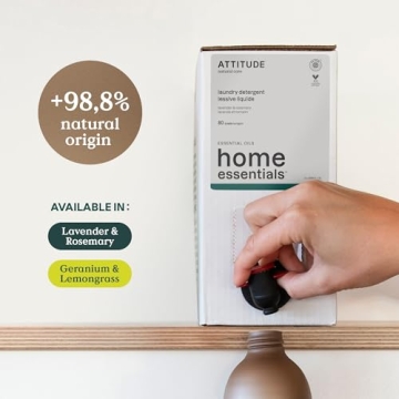 ATTITUDE Eco-Friendly Laundry Detergent with Essential Oils