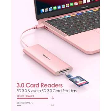 Lention USB C Hub with HDMI and 3 USB Ports - 100W PD