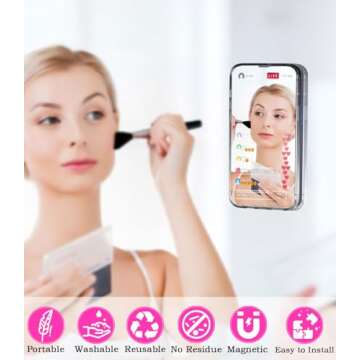 BBD Suction Cup Phone Mount - Magnetic & Portable for Selfies