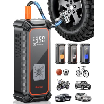 OlarHike Cordless Tire Inflator - 12V & Portable