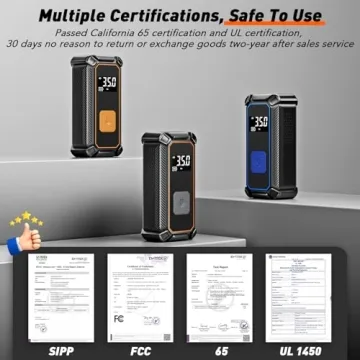 OlarHike Cordless Tire Inflator - 12V & Portable