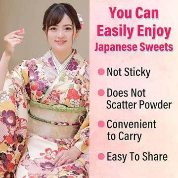 YAMASAN KYOTO UJI Japanese Sakura Mochi Candies, Real Traditional Cherry blossom Rice Cakes, 300g/10...