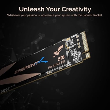 SABRENT 2TB Rocket NVMe PCIe 4.0 M.2 Internal SSD