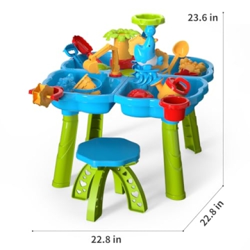 Bennol Kids 4 in 1 Water Table - Ultimate Outdoor Play