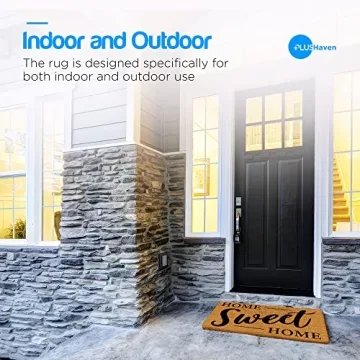 Stylish PLUS Haven Coco Coir Door Mat - Eco-Friendly & Durable