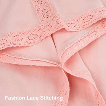 Loritta Womens Beach Bathing Suit Swim Bikini Swimsuit Oversized Cover Up Dresses, Orange- Pink(L-XXL)