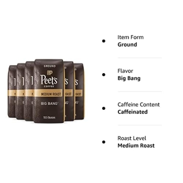 Peet's Big Bang Medium Roast Coffee (63 Ounces)