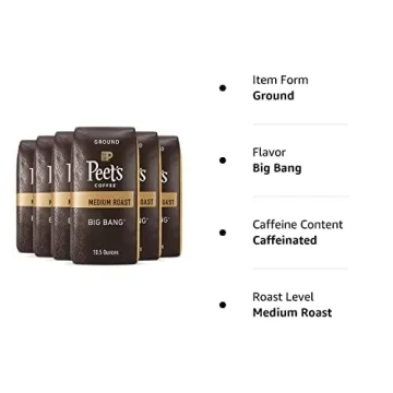 Peet's Big Bang Medium Roast Coffee (63 Ounces)