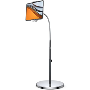 Lamicall Tablet Floor Stand Gooseneck Mount with Adjustable Height