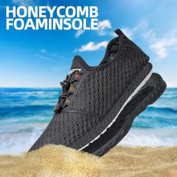 DOUSSPRT Men's Quick Drying Water Shoes for Active Use