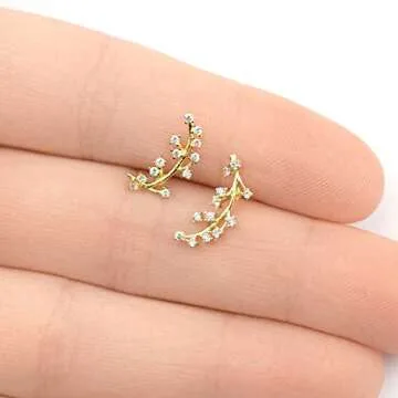 14k Gold Braided Huggie Hoop Earrings for Women | Gold Chunky Hoops | Gold Huggie Earrings for Women | 14 karat Gold Hoop Earrings | Chunky Gold Hoop Earrings | Chunky Gold Hoops Earrings for Women