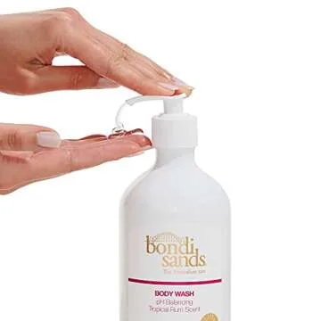 Bondi Sands Tropical Rum Body Wash | pH Balanced Formula Helps Prolong Your Tan and Gently Cleanses + Softens with Aloe Vera | 17 Oz/500 mL…