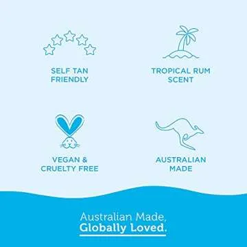 Bondi Sands Tropical Rum Body Wash | pH Balanced Formula Helps Prolong Your Tan and Gently Cleanses + Softens with Aloe Vera | 17 Oz/500 mL…