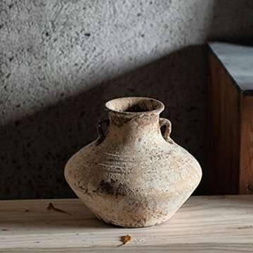 Elegant Handcrafted Ceramic Japanese-Style Vase