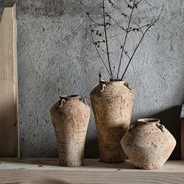 Elegant Handcrafted Ceramic Japanese-Style Vase