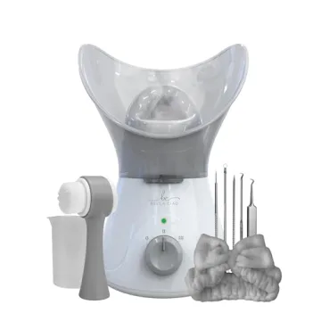 Bella Ciao Gentle Face Steamer for Facial Deep Cleaning, 11-PC | Facial Steamer for Proactive Acne T...