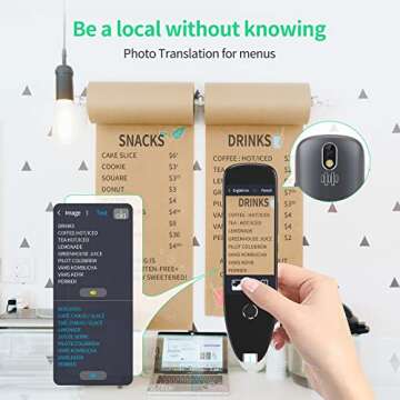 SVANTTO Pen Scanner, Text to Speech Device for Dyslexia, OCR Digital Highlighter Pen Reader, Exam Reading Pen for Students, Wireless Poliglu Language Translator Device